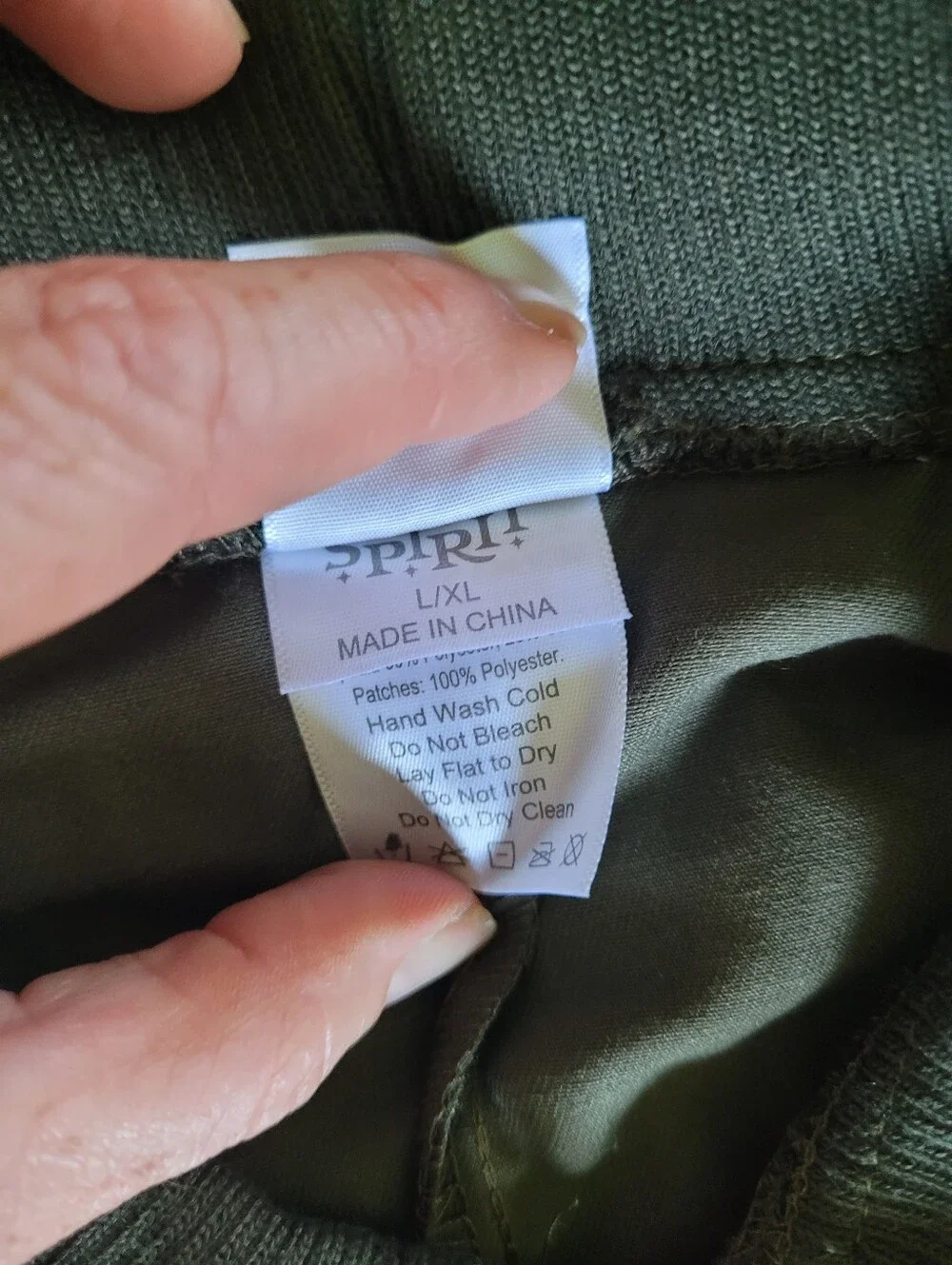 Top Gun Flight Suit Costume - Olive Green Jumpsuit - Picture 16 of 16